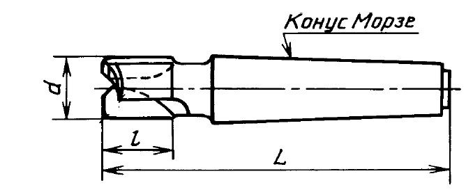 Фрезы шпоночные, оснащенные твердосплавными пластинами ГОСТ 6396-78 